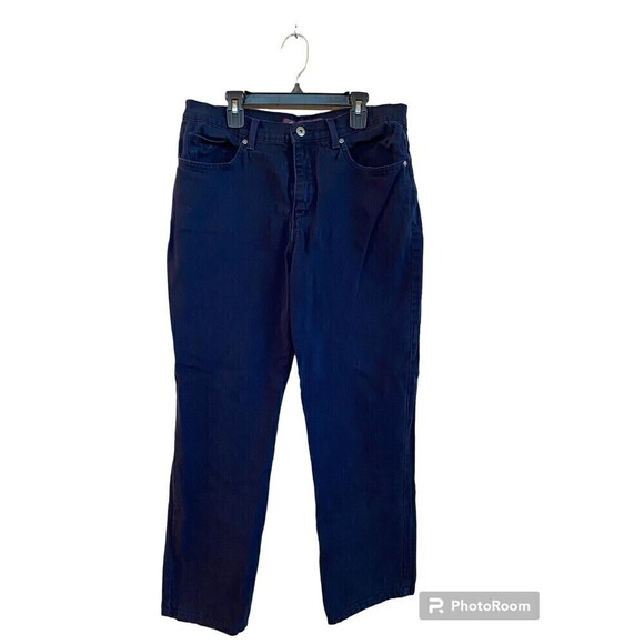 Gloria Vanderbilt Blue Denim Jeans Sz.10 (Amanda) Short - Picture 1 of 5